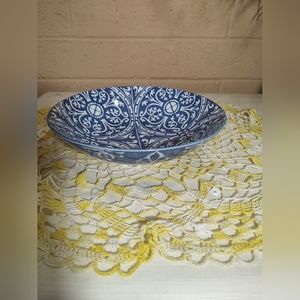 Certified International Porcelain Blue Bowl